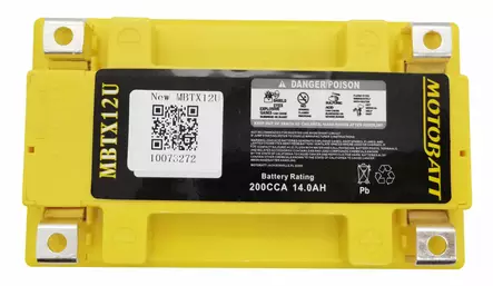 Motobatt MBTX12U batteri - Batterier - D2770 - 3