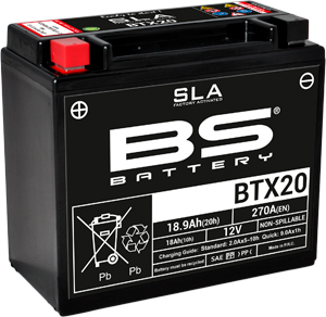 BS Battery BTX20 (FA) SLA - Sealed & Act - Batterier - D151282 - 1