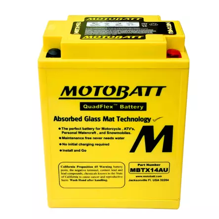 Motobatt MBTX14AU batteri - Batterier - D2773 - 1