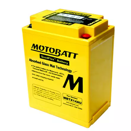 Motobatt MBTX14AU batteri - Batterier - D2773 - 2