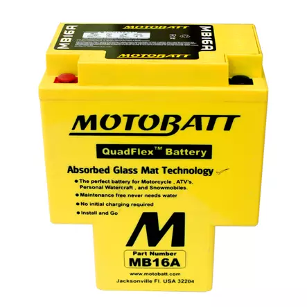 Motobatt MB16A batteri - Batterier - D2777 - 1